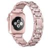 Блестящий ремешок с бриллиантами для Apple Watch Ultra 2 49 мм, ремешок 46 мм 40 мм 45 мм 44 мм 41 мм 42 мм для Iwatch Series 10 9 8 7 6, женский браслет