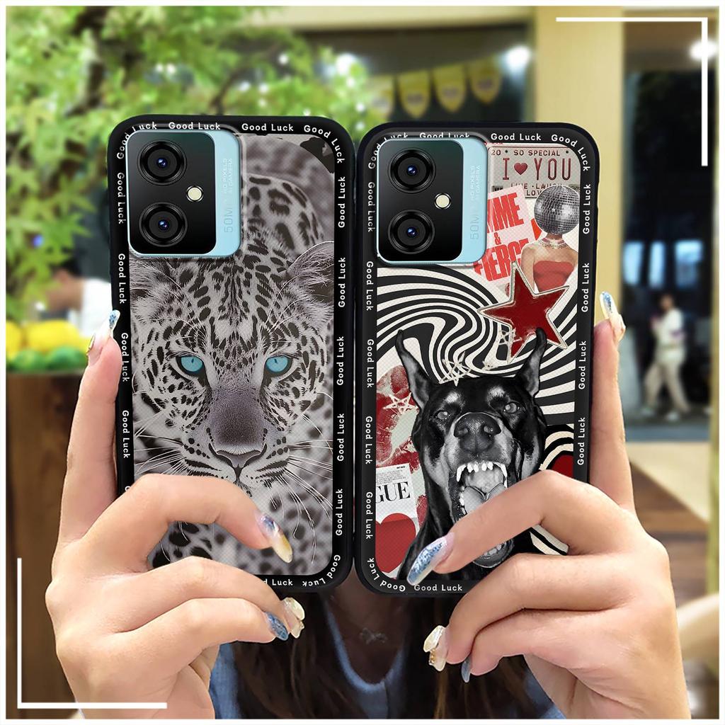 Protective Full Wrap Phone Case For Blackview Oscal C70 TPU Anti-dust Fashion Design Silicone Cartoon Back Cover Cute