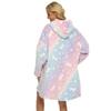 Glow Star Flannel Hooded Pajama Set Couples Thick Warm Loungewear