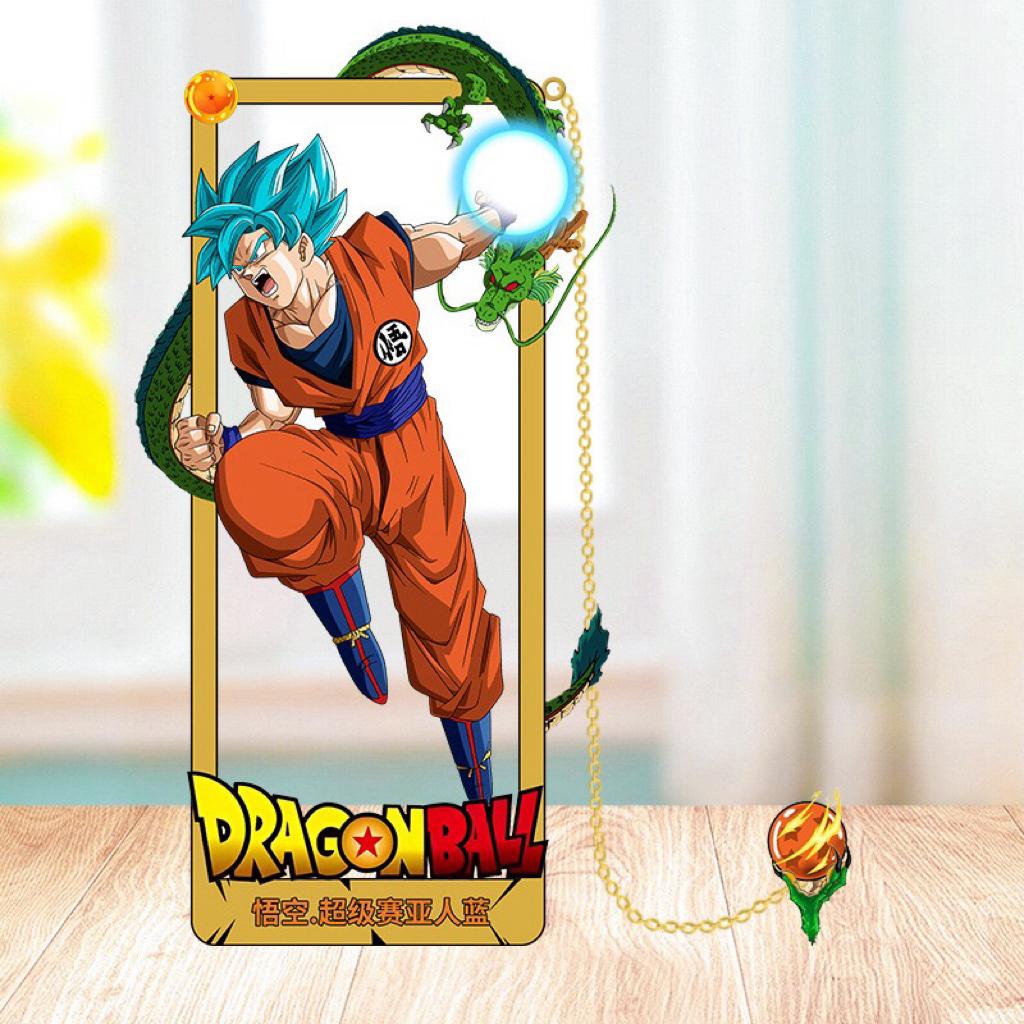 DRAGON BALL Металлическая закладка, Зажим в стиле аниме, Идеально для студентов и фанатов