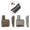 40Sets #5 Metal Zipper Latch Slider Retainer Bottom Stopper Insertion Pin