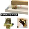 4/1PCS Folding Bracket Iron Folding Lock Extension Table Chair Bed Leg Foldable Support Brackets Hinge Self Lock Hinges Hardware