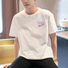 Nike T Shirts Men's White Crew Neck Moderate Straight Fit DQ1408-100