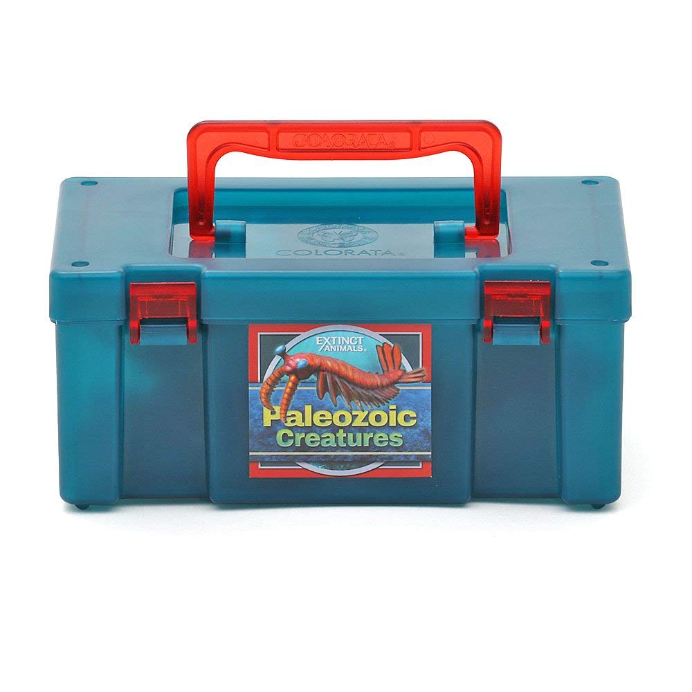 COLORATA 3D-фигурка существ палеозойской эры, книга с картинками, 6 видов рыб, инструкция и подставка, реалистичная игрушка в коробке, обучающая игрушка, подарок