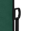 Retractable Side Awning Dark Green 180 x 500 cm