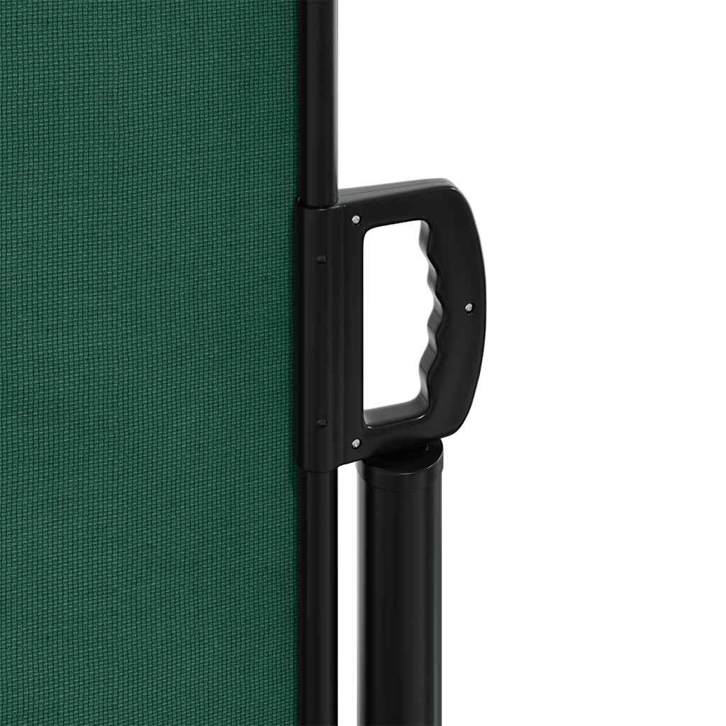Retractable Side Awning Dark Green 180 x 500 cm