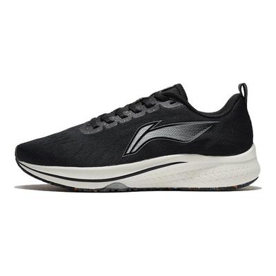 Li Ning Red Hare 5 Удобная амортизация Нескользящая Износостойкая Низкие Беговые Кроссовки Женские Черно-серые ARMS010-3