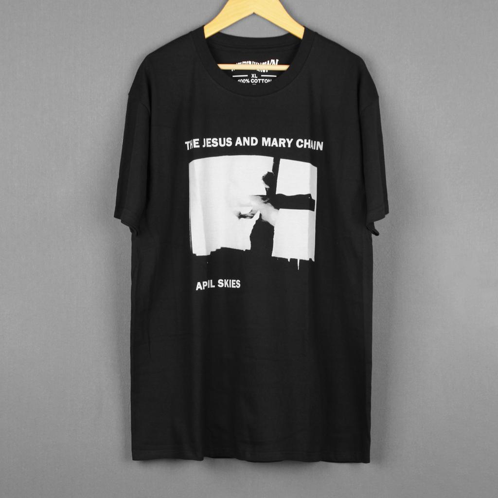 The Jesus And Mary Chain T-Shirt April Skies Indie Rock Shoegaze Post-Punk Band New Order Men's Short Sleeves Shirt