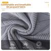 Polyester Straight Back Chair Cover Anti-Slip Cushion Cover  For Restaurant Dining