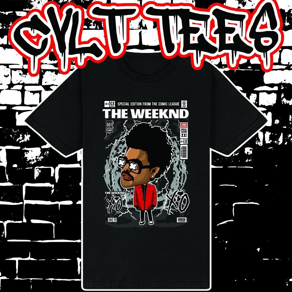 Футболка в стиле обложки комикса The Weeknd ~ 100% Хлопок Унисекс