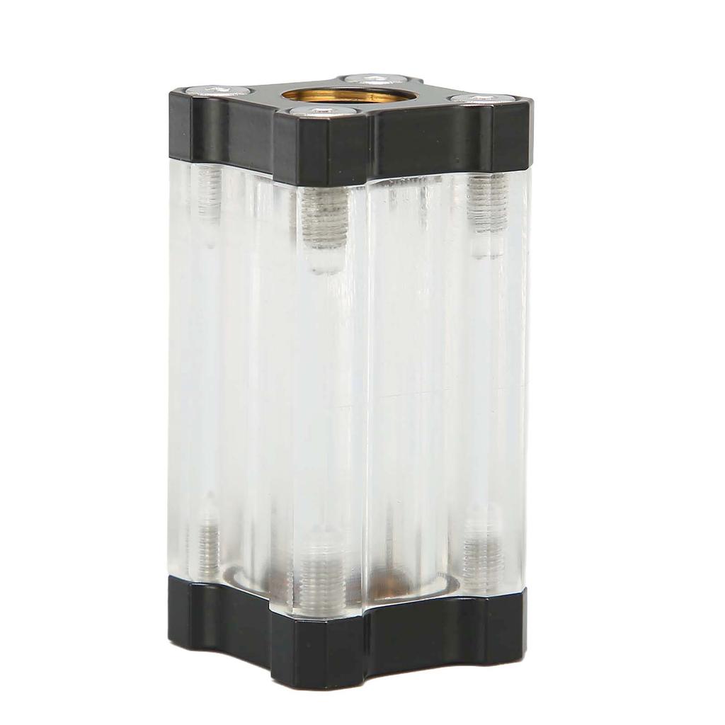 Water Cooling System Filter 40 Mesh Single Sided Filter Computer Water Cooling System Brass Acrylic G1Celsius4 Thread Liquid Filter