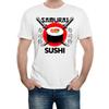Samurai Sushi Японский Ресторан Мужская Футболка Любитель Суши Летняя Повседневная Футболка Мужская Повседневная С Круглым Вырезом Хлопок Короткий Рукав