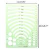 Measuring Tool Circles Oval Multi Shaped Template Ruler Curve Ruler Geometric Ruler Drawing Ruler