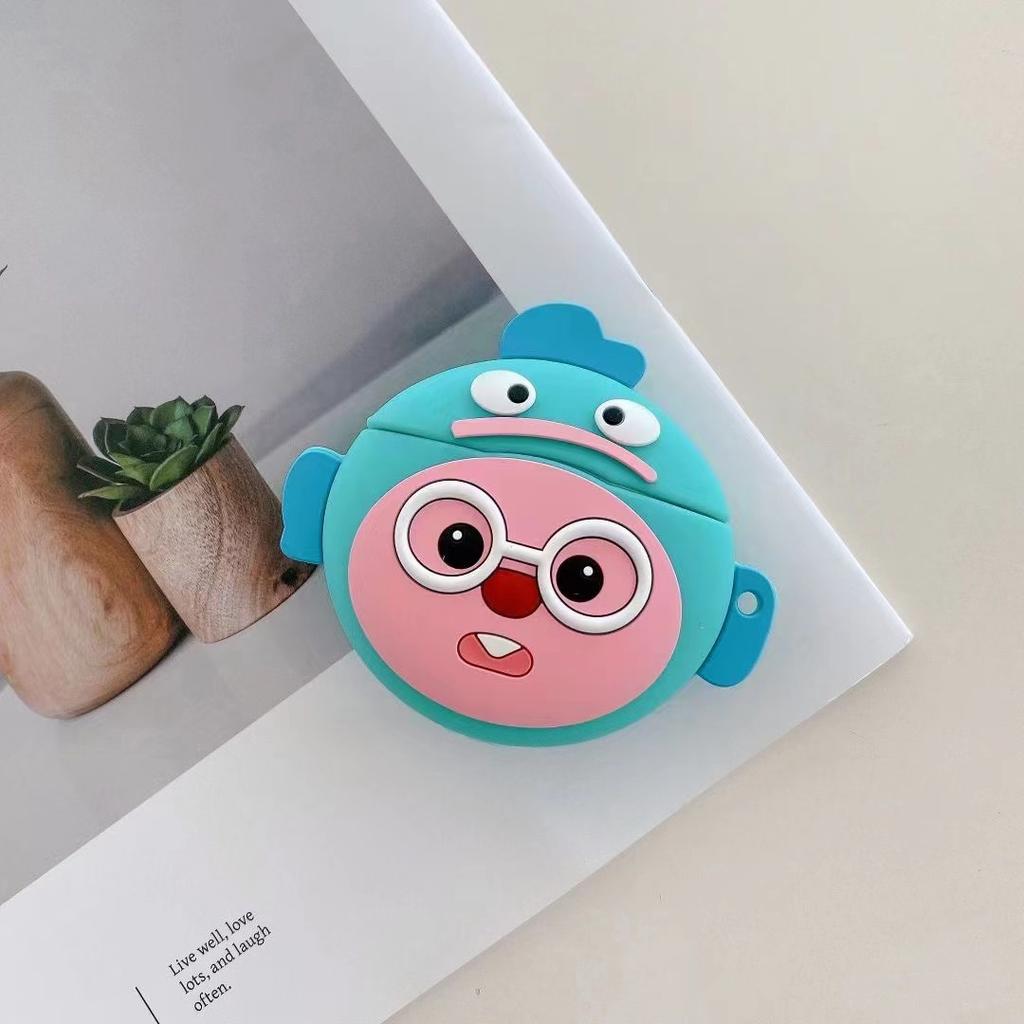 Мультяшные очки рыбка-клоун чехол для AirPods Pro Apple 1-го поколения Bluetooth-гарнитуры милый защитный чехол