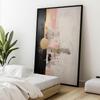 Minimalistyczna Harmonia Barw Minimalistyczna Harmonia Barw, 50X70 Cm, Rama Drewniana Ciemny Brąz, Papier Matowy 230 Gsm