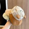 Mesh Summer Kid Sunhat Quick-dry Children's Fisherman Hat Cute Cartoon Animal Bucket Hat  Boy