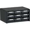 TRUSCO Conductive Master Box, 342 X 241 X 168 Mm, 3 Drawers X 3 Columns, BD-900N