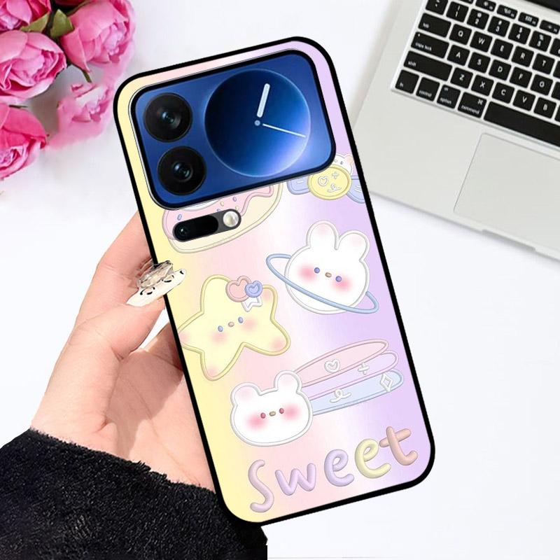 Силиконовый чехол для Xiaomi 17Pro/17 Pro Max, противоударная задняя крышка телефона, милые расписные Fundas для Xiaomi17 Pro Max, мягкий ТПУ корпус