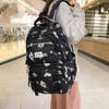 Women's Cartoon Printed Backpack Senior High School Student Schoolbag Junior High School Girls Schoolbag