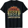40 Year Old Gifts Vintage 1984 Limited Edition 40th Birthday T Shirt Men Women