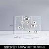 Квадратные акриловые шары-украшения в европейском стиле для гостиной, крыльца, ТВ-тумбы, выставочного зала, дома, высококачественные, современные украшения