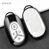 TPU Car Key Case Cover Fob For Geely EX2 GEOME EX2 MMEX2 Max 2025 2026 Exploration Youth Version 4 Button Protected Holder Shell