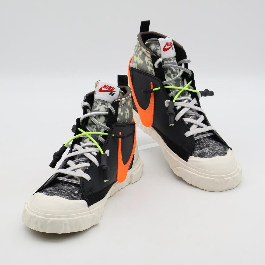 CZ3589-001 Nike Blazer Mid Readymade Черный Серый Vast Серый Вольт Оранжевый (Мужской)