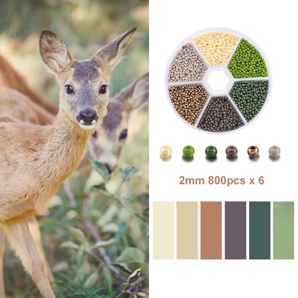 1Set with Box Glass Seed Beads Czech Charm Crystal Spacer Glass Bead For Jewelry Making Kits DIY Handmade Supplies Accessories Set