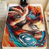 Naruto Uzumaki Unique Design Printed Blanket, Cozy Flannel Blanket Adapt to Bedroom, Picnic, Sofa and Outdoor Trip.-TING
