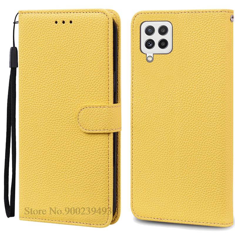 M32 4G Case For Samsung Galaxy M32 Case Leather Wallet Flip Case For Samsung M32 M 32 SM-M325F Case Soft Silicone Cover Fundas