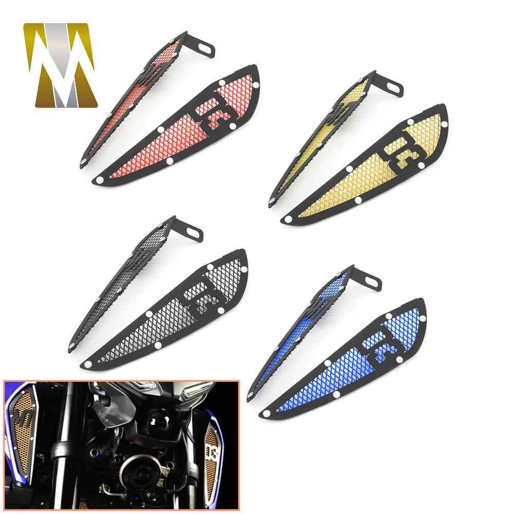 Крышка впускного отверстия мотоцикла для YAMAHA MT03-2022 2023 MT 03 mt03, топливный бак, сетка воздухозаборника, украшение на входе