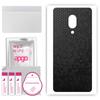 apgo Protective Skin Sticker for the Back Compatible with Lenovo Z5 Pro GT, Wrap Film, Foil, Vinyl - Pattern Black Honeycomb