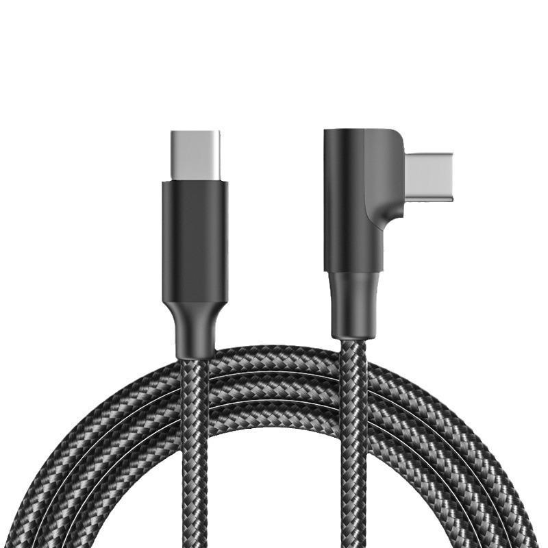 Игровой кабель для быстрой зарядки 90° Type-C для Samsung и Huawei