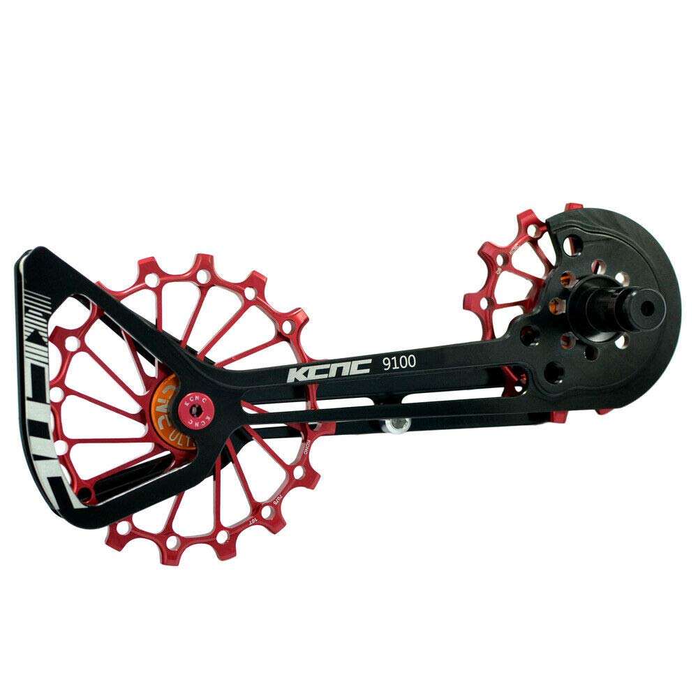 KCNC Road Увеличенный шкив OSPW Клетка для Shimano SK2262 Dura-Ace/Ultegra R8000/R9100, Красный, KOT39-001R,