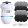 Electric Foot Grinder Adjustable Foot File Dead Skin Remover USB Electronic Vacuum Adsorption Foot Grinder for Rasps Pedicure Tools
