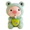Lovely Tea Piggy Plush Toy-best Gift For Animal Lovers-furry Pig Doll For Kids And Adults