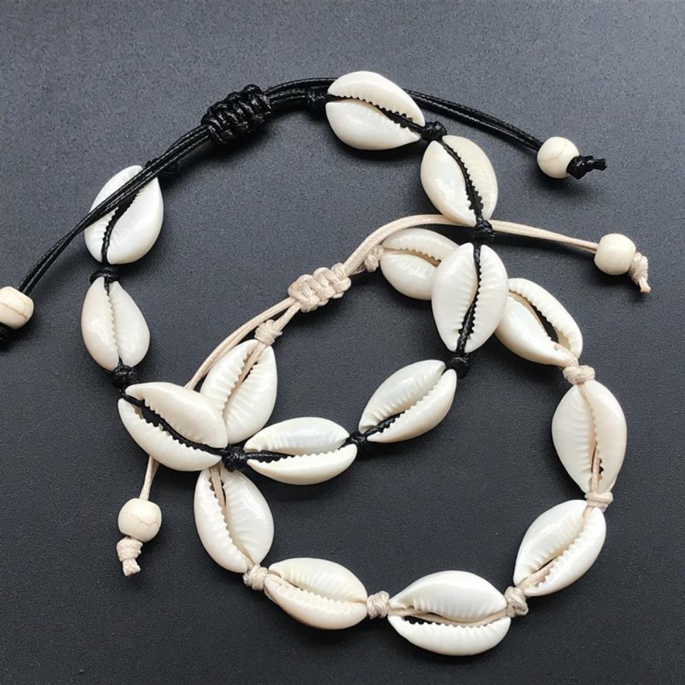 Hand Woven Beach Ankle Chains Starfish Ankle  Accessories Fashion Shell Shaped Anklets  Man