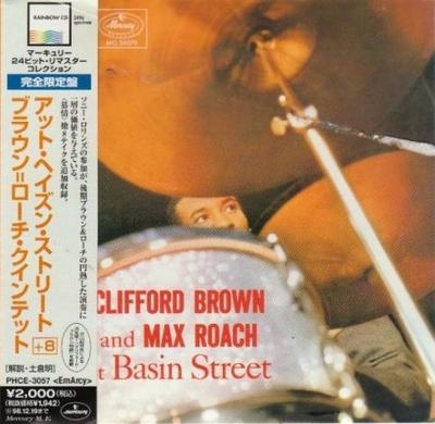 CD CLIFFORD BROWN & MAX ROACH - At Basin Street PHCE3057 EmArcy 1996 Япония ObiJazz Б/У