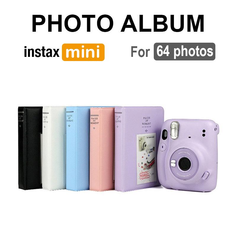 [Фотолаборатория] Фотоальбом с 64 кармашками для фотографий Instax Mini CAC12