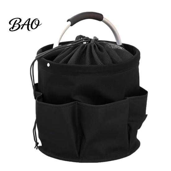 Spill-proof Storage Container Foldable Bag with Handle & Drawstring, Waterproof Oxford Cloth Pouch Multi-Pockets, Large Cleaning Tools Organizer