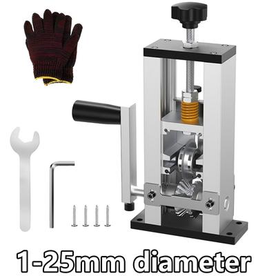 Ручная машина для зачистки проводов 1-25 мм, ручная машина для зачистки проводов с приводом от рукоятки или дрели для переработки медного лома кабеля