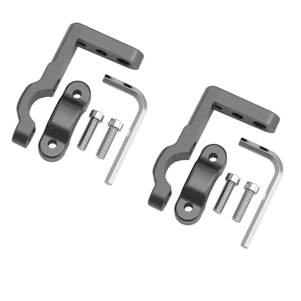 Легкий алюминиевый мотоциклетный держатель на руль с ЧПУ 17–22 мм Универсальный держатель для лампы