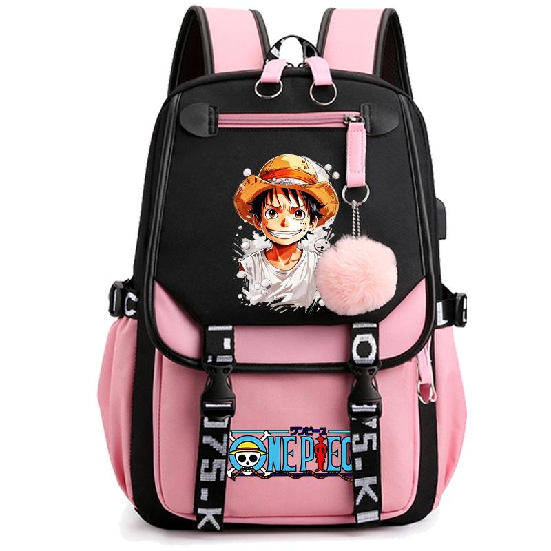 Аниме цельный рюкзак для женщин холщовая сумка для ноутбука школьная сумка для девочек-подростков школьная сумка женская дорожная сумка Mochila