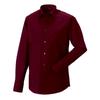Russell Collection Mens Fitted Long-Sleeved Shirt