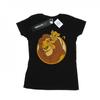 Womens/Ladies The Lion King Mufasa And Simba Cotton T-Shirt
