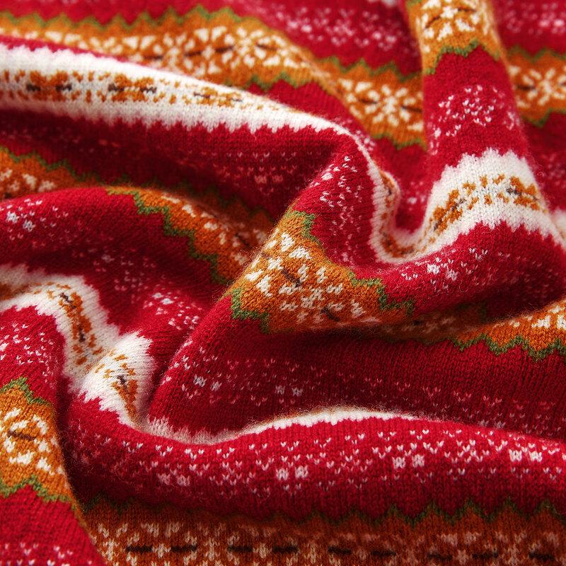 Женский жаккардовый шерстяной свитер Fair Isle