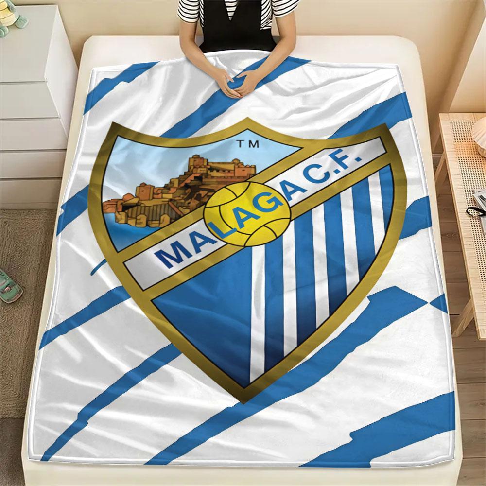 Málaga C.F. poster Blanket, High quality Comfortable for All Seasons, Home Decor, Warmth and Comfort