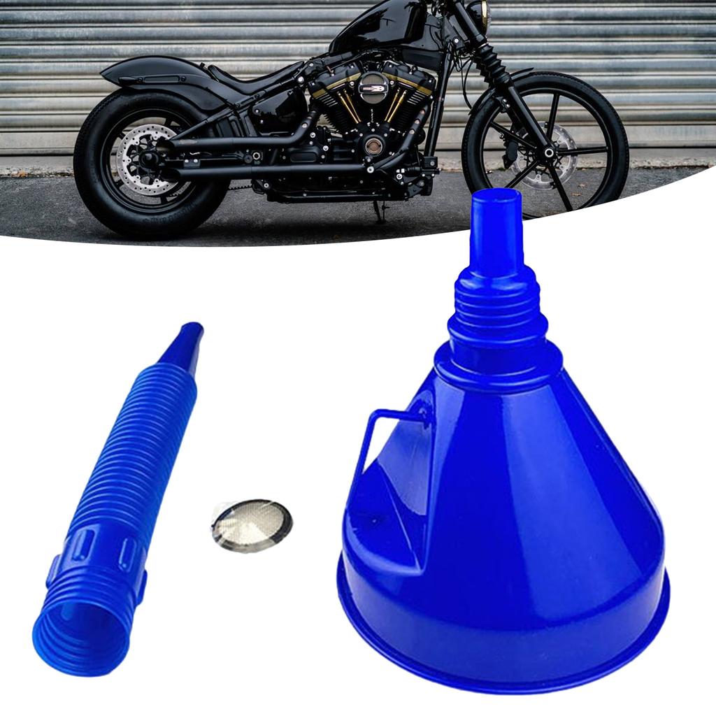 Экономичная воронка с гибким удлинителем носика Конструкции, устойчивые к коррозии Универсальная экономичная воронка для моторного масла, жидкостей