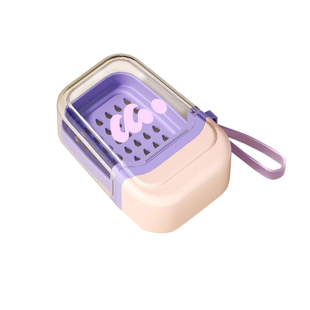 Портативная дорожная мыльница Новая креативная дорожная специальная двухслойная с крышкой герметичная мыльница
