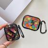 Чехол-обложка с разноцветным пэчворк узором для наушников Airpods 2 4 Pro3 1 Pro Pro2 3